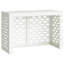 Housse pour climatiseur vidaXL - blanc, 35,43 po x 15,75 po x 23,62 po, en acier