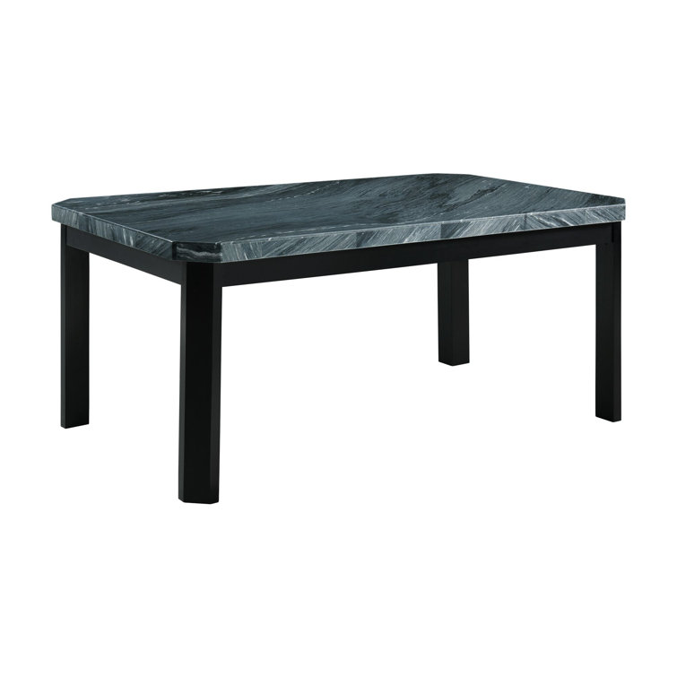 Biggs - Person Marble Top Four Leg Dining Set