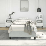 Darrisha Bed Frame, Upholstered Platform Bed Frame, No Mattress