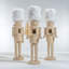 Ortwin Resin Nutcracker Figurines with  Hat, Set of 3