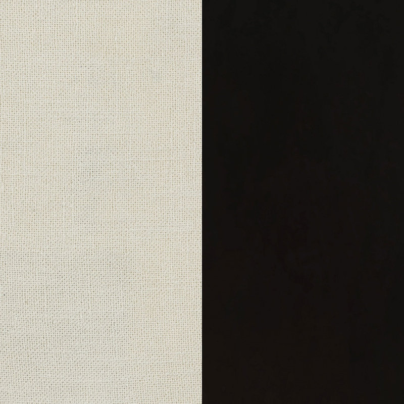Ensemble de 2 chaises de salle à manger rembourrées en tissu, beige