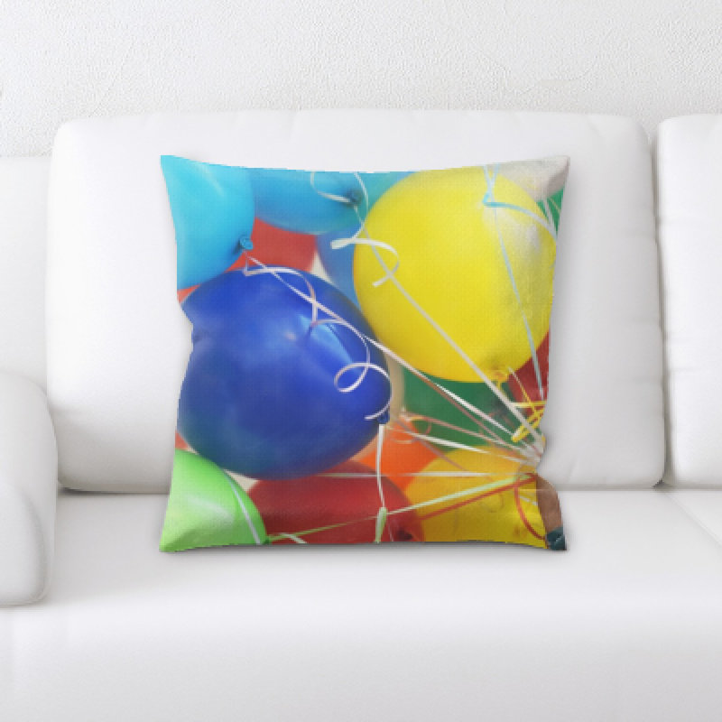 Microsuede Throw Pillow