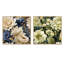 Imen - Ensemble de 2 collages floraux carrés-101843165-101843167