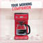 Cafetière rétro 12 tasses, rouge-89714541