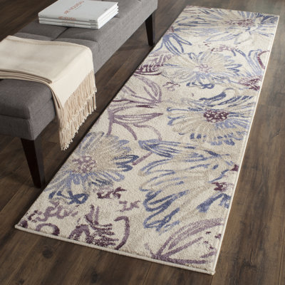 Tapis crème / mauve Krause