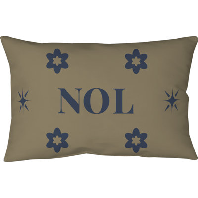 New Orleans Basketball Faux Linen Pillow 20 inch x 14 inch