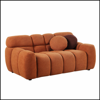Comfortable Marshmallow Sofa with Human-Friendly Design for Two Seaters, Perfect for Relaxation and Style