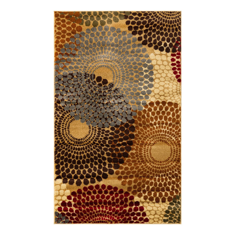 Tapis beige / brun Apex, Rectangle 3 pi 1 po x 5 pi 3 po