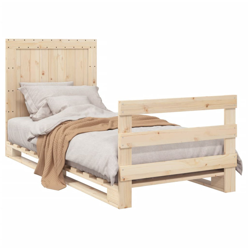Talmadge Solid Wood Bed
