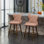 Ensemble de 2 tabourets de comptoir Mid-Century