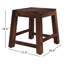 Hewett Solid Wood 16.5"W Stool