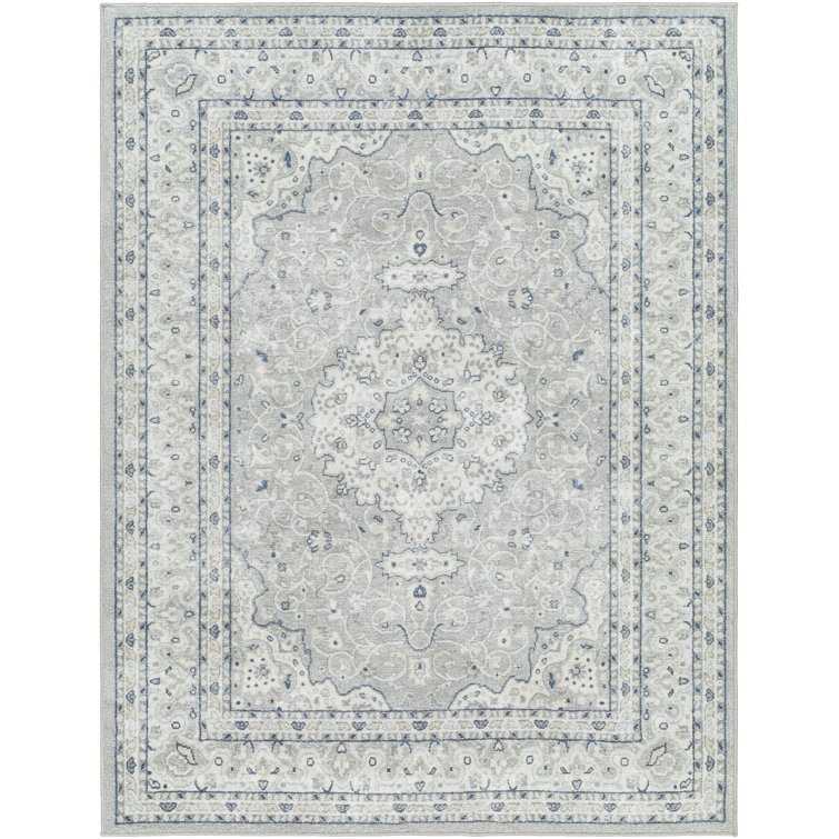 Drust Light Grey Machine Washable Area Rug