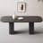  65.35" Modern Rectangle Black Dining Table for Kitchen, Bar, Living Room