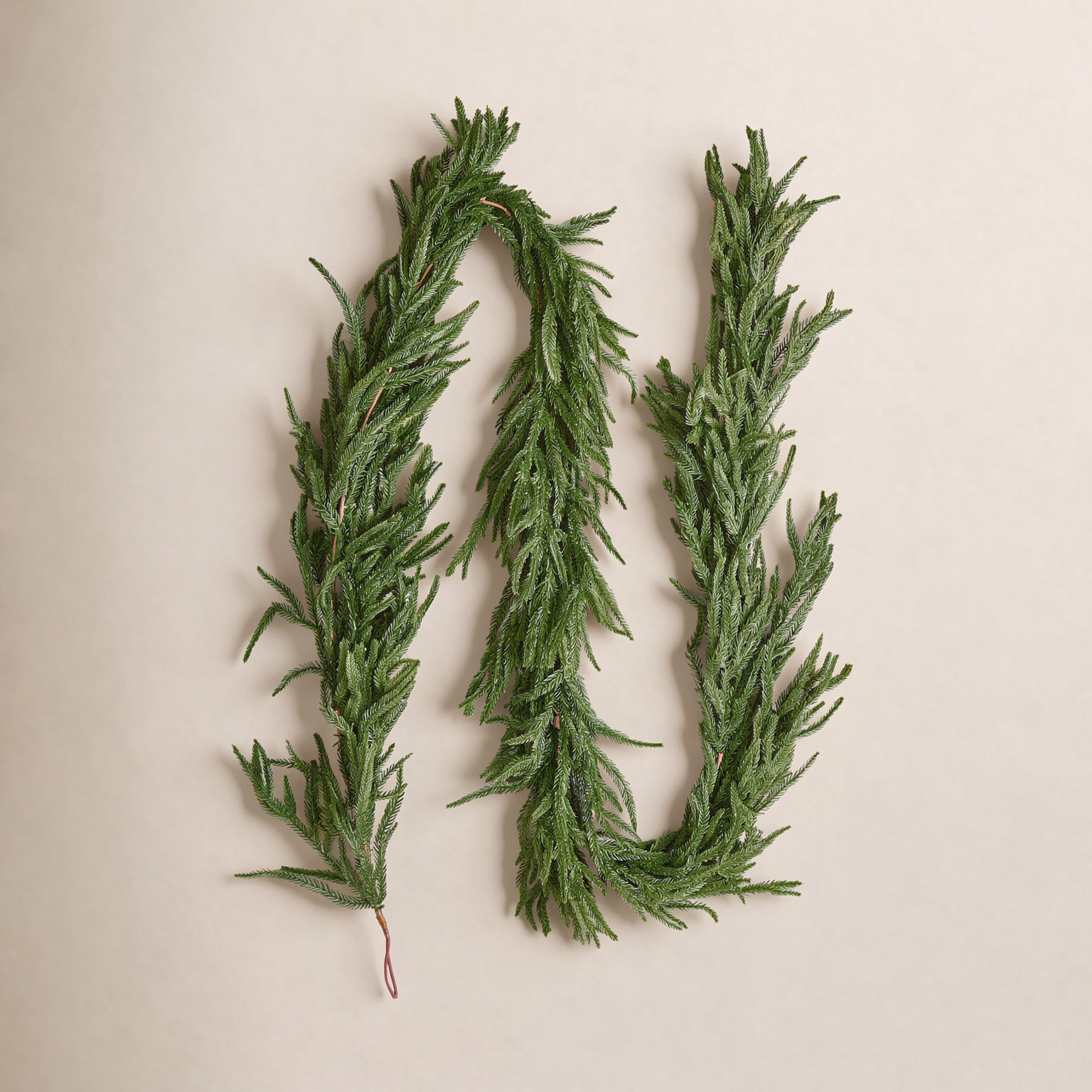 11" Norfolk Pine Christmas Garland, 9' L