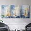 Série Sea and Shore Cxxviii - ensemble de toiles tendues avec châssis Premium - prêt à être accroché-918479500