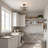 3-light Modern Semi Flush Mount 