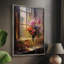 Reproduction encadrée FLORAL Series DCCL XXVII - bois massif-499088581