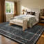  Tapis lavable rétro 8 x 10 po Vintage Floral-358464667