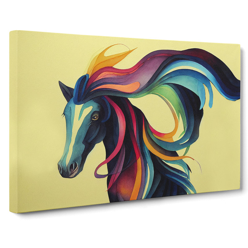 Horse Vol.3 - Wrapped Canvas, 40cm H x 60cm W x 3cm D