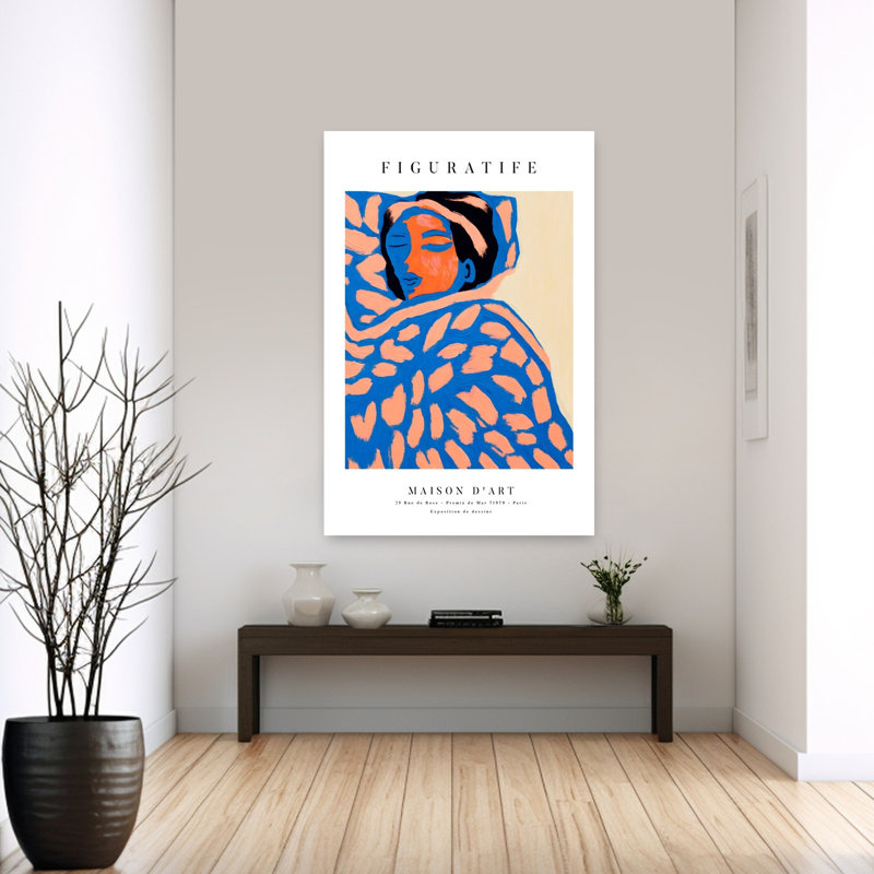 Art contemporain, art contemporain abstrait, H 60 po x l 40 po