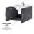 Dark Grey Vanity For Bath 24 In. W X 22 D, White Quartz Top & Faucet - Scratchproof Spacious Storage Shelf Soft Close D With And Surface Ample Cabinet
