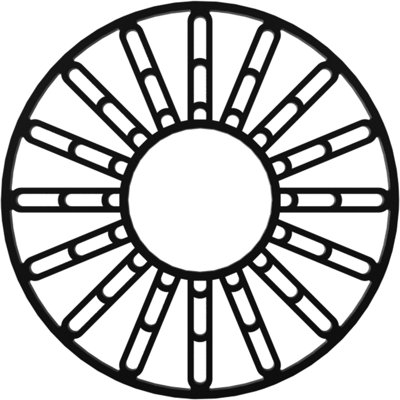 Hale Architectural Grade PVC Pierced Ceiling Medallion