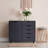 5-Drawer Office File Cabinet with Wheels and 2 Shelves, Under Desk Locking Wood Storage Organizer on Casters for Home Office, Mobile Filing Unit for Documents & Supplies-1468204783