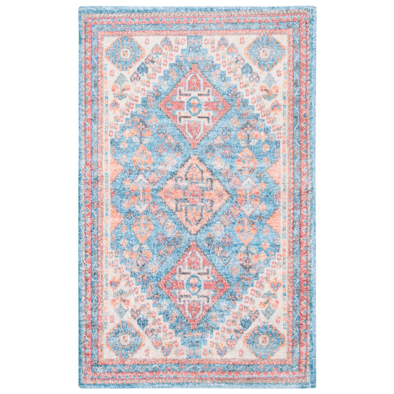 Bottrell Hand Loomed Performance Oriental Rug, Rectangle 3' x 5'