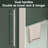 56"-60"W x 70"H Frameless Sliding Shower Door with Soft-Close System, 8mm SGCC Tempered Glass, Brushed Nickel-130670199