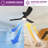 Mercer41 56 Inch Gold Ceiling Fan With Light 3-Blade Modern Smart Reversible Ceiling Fan-896544179