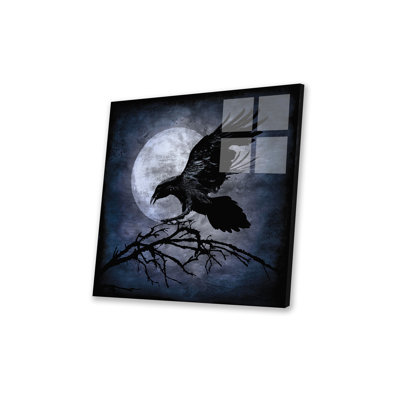 Corbeau sur plastique / acrylique par Martin Wagner
