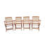 Chaise Adirondack d'extérieur ou d'intérieur en bois, pliable