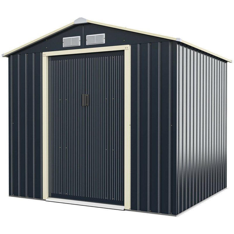Metal Storage Shed, 7' x 6.3'