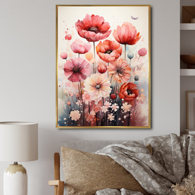 " Red Cream Petals And Beauty "