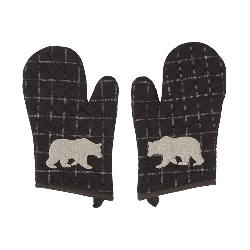 Ensemble de gants de cuisine 100% coton Wyatt VHC Brands Wyatt