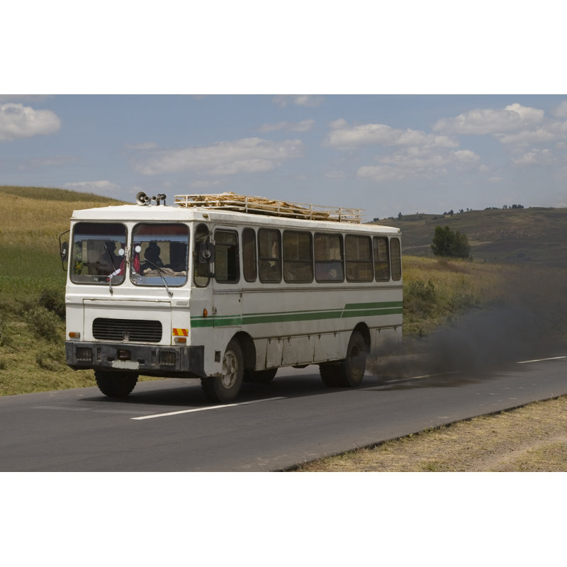 Ethiopian smoking public bus 157190506, 30cm H x 46cm W