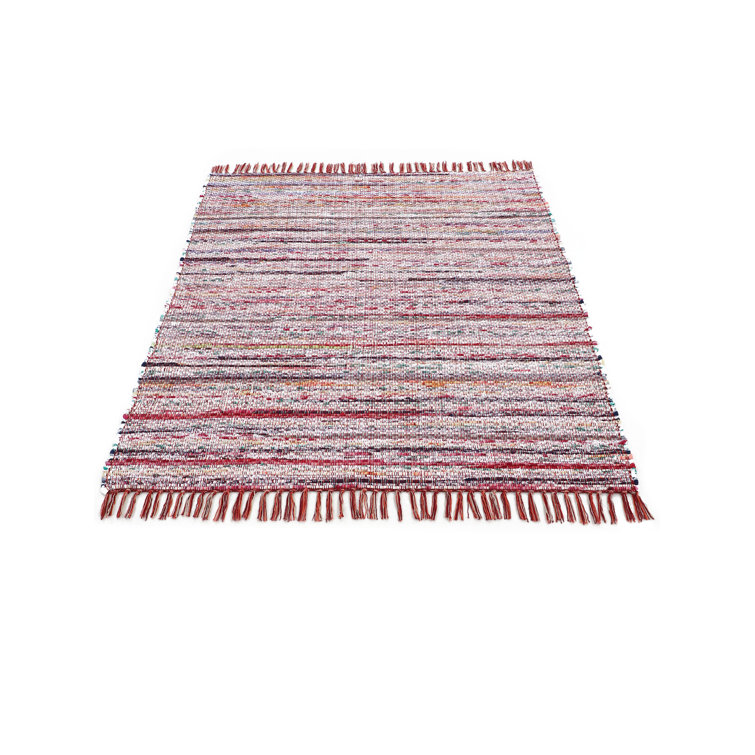 Chindi Hand Woven Kilim Red Rug