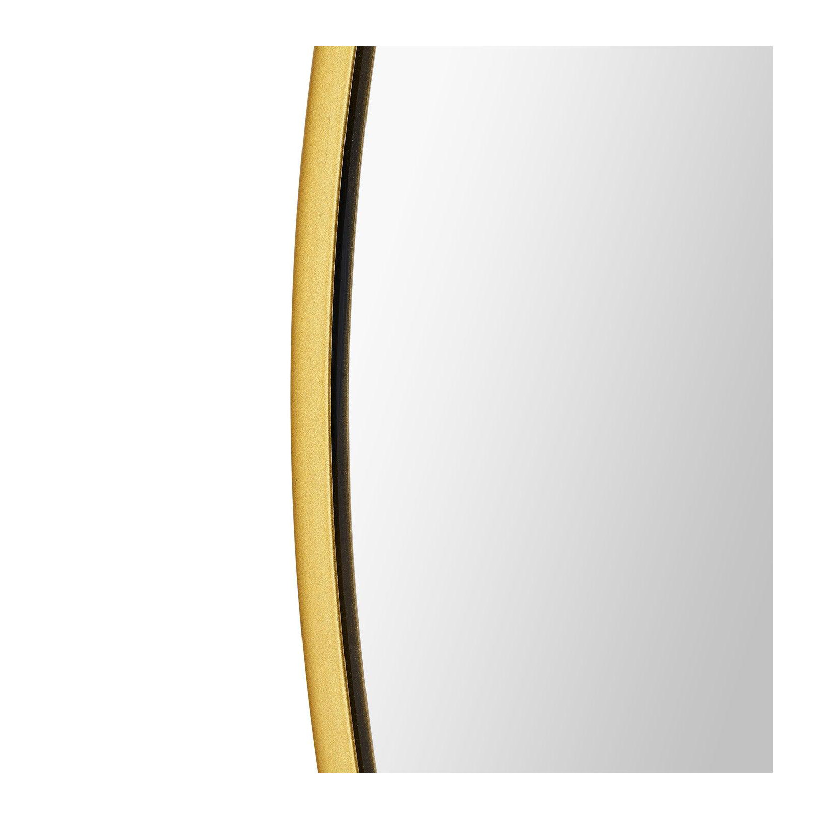 Sabine Metal Round Wall Mirror, Brass, 60" x 60"