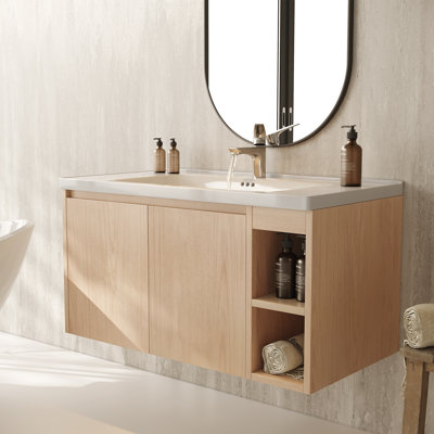 Ensemble de meuble-lavabo simple 35,8 po Modern