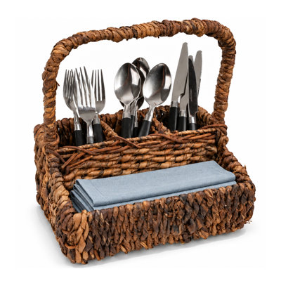 Lutie Abaca Rectangle Flatware Caddy