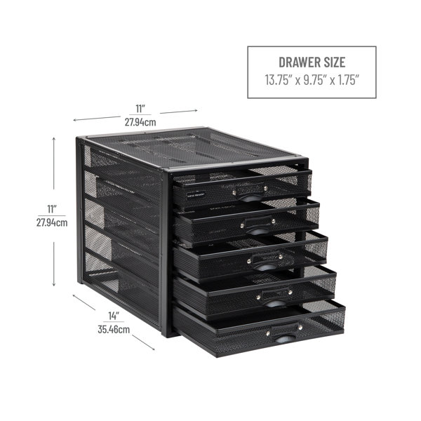 Mind Reader 5 Drawer Storage Drawer & Reviews | Wayfair