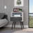 Nightstand 25"H, Superior Top, Four Legs, One Open Shelf, One Drawer, Smokey Oak / White-121052557