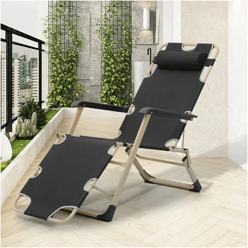 Deck Chair Black