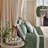 Silk Flat Sheet Twin 74"x112" Ashdown Green & White Border-114778803
