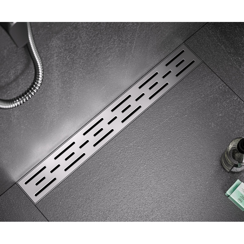 24'' W Linear Grid, Brushed