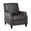 Fauteuil inclinable en bois massif et en contreplaqué rembourré de mousse-1765065775