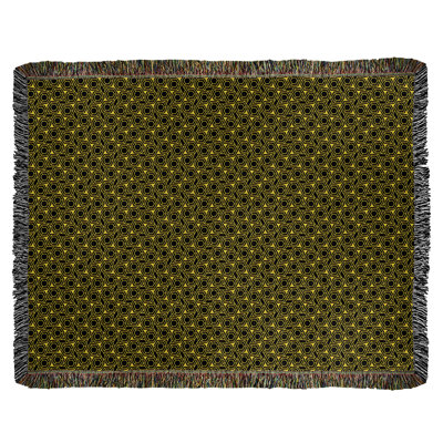 Couverture tissée hexagonale Katelyn Elizabeth