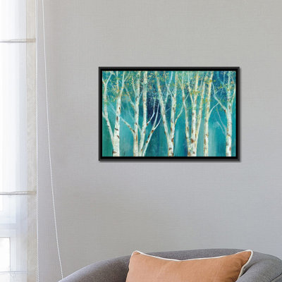 " Birch On Blue " by Nan