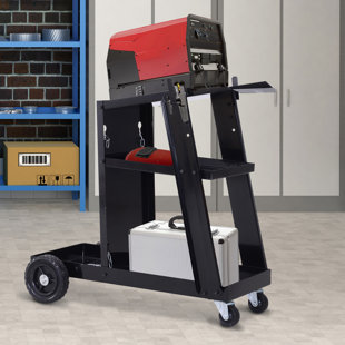 Chariot de chariot à main à 3 niveaux avec capacité de charge de 110 lb