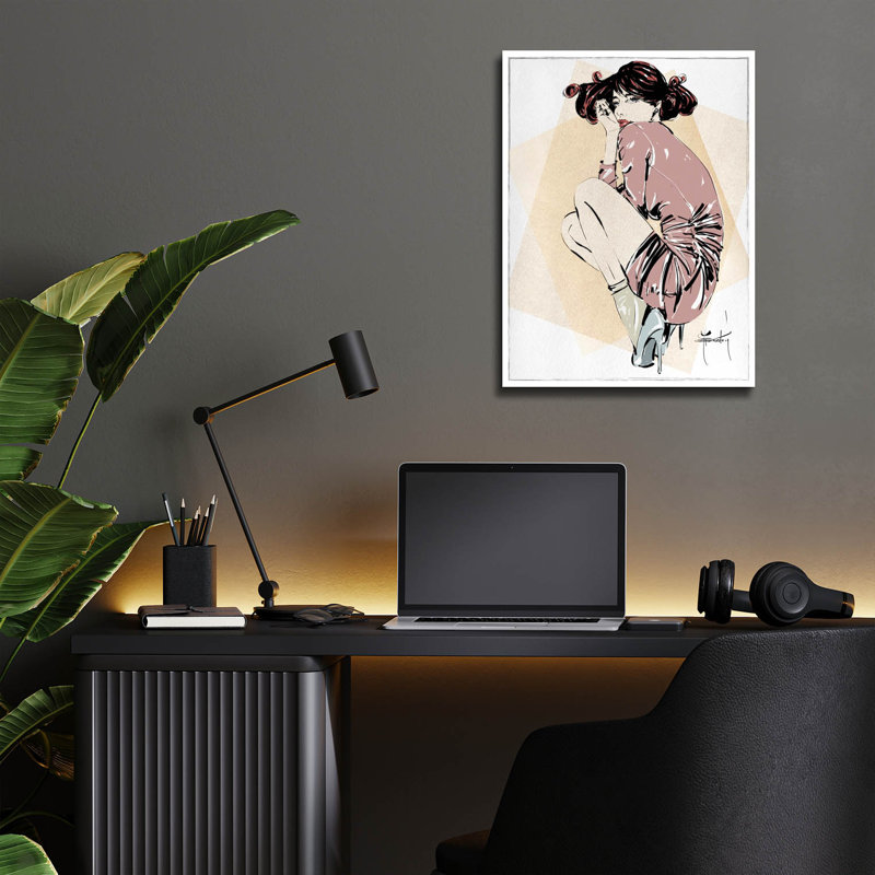 "In A Pose" par TM Borenstein, H 16 po x l 12 po